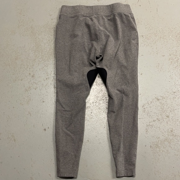 Lands’ End Small Petite Gray Starfish Capri Riding Leggings - Picture 2 of 9